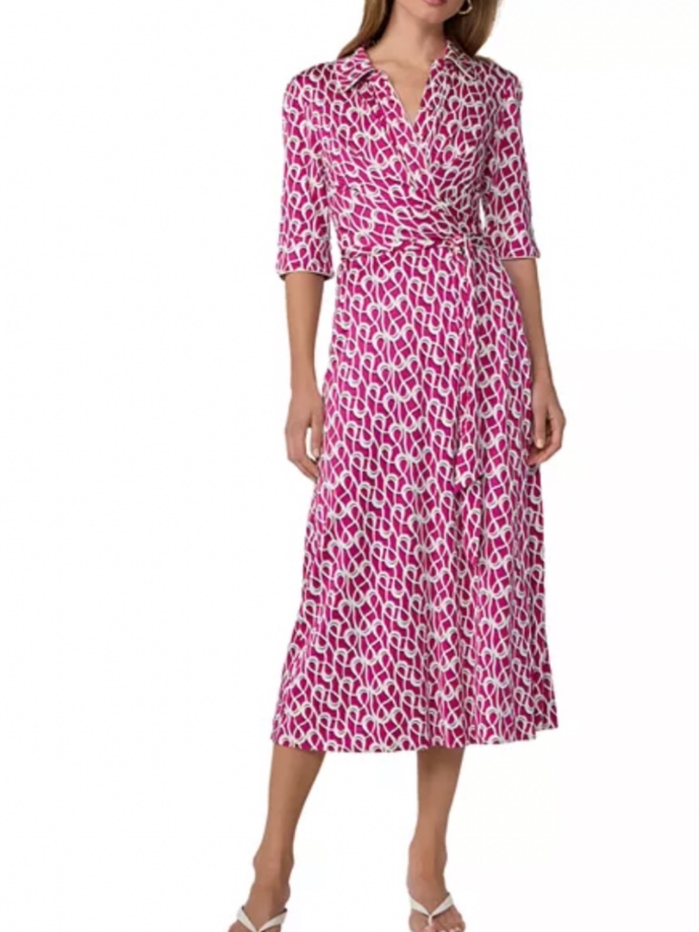 Diane von Furstenberg “Sana” tie-belt dress
